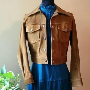 Vintage Suede Jean Style Jacket